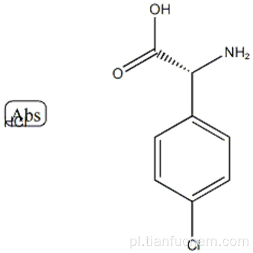 Kwas benzenooctowy, a-amino-4-chloro-chlorowodorek (1: 1), (57187535, aR) - CAS 108392-76-3